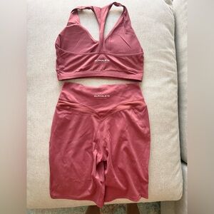 Burgundy size M alphalete set